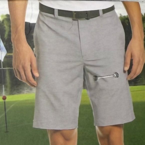 Callaway Men’s Performance Golf Shorts With Media Pocket & Opti-Dri Gray 40 NWT - Picture 2 of 15